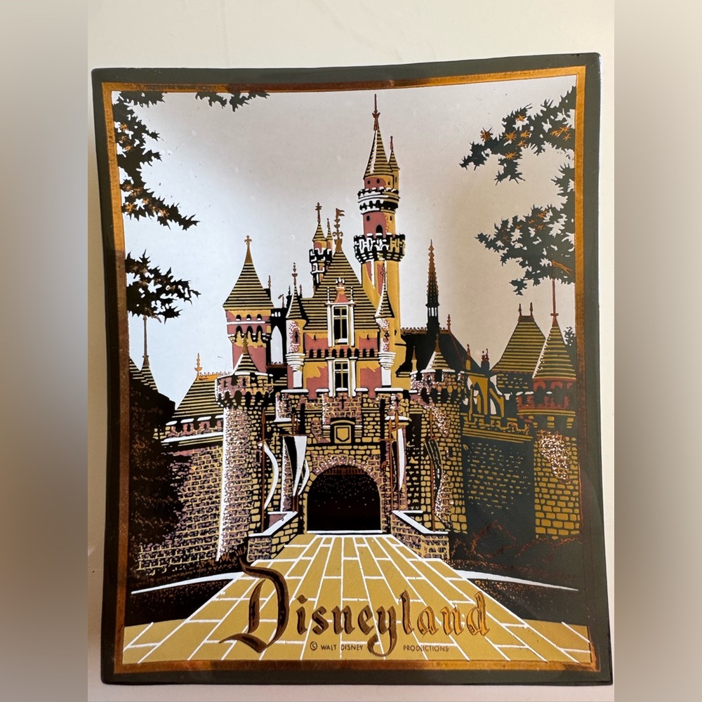 Enchanted Castle Wall Art in Gold and Brown